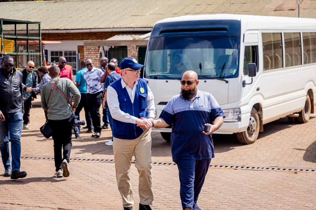 Tea-industry professionals during a site visit